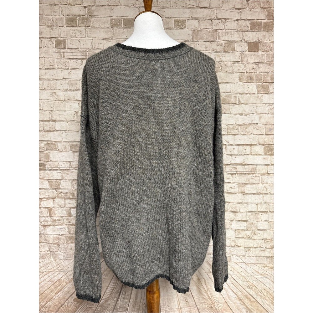 Woolrich Wool Blend Men’s Large Sweater Herb Tweed 90s Y2K Pullover Vintage‎ Dad